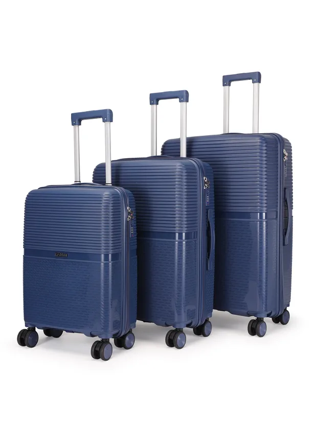 Vertical-Rib PP Trolley Set with TSA Lock — view 3 (SXLPPB016)