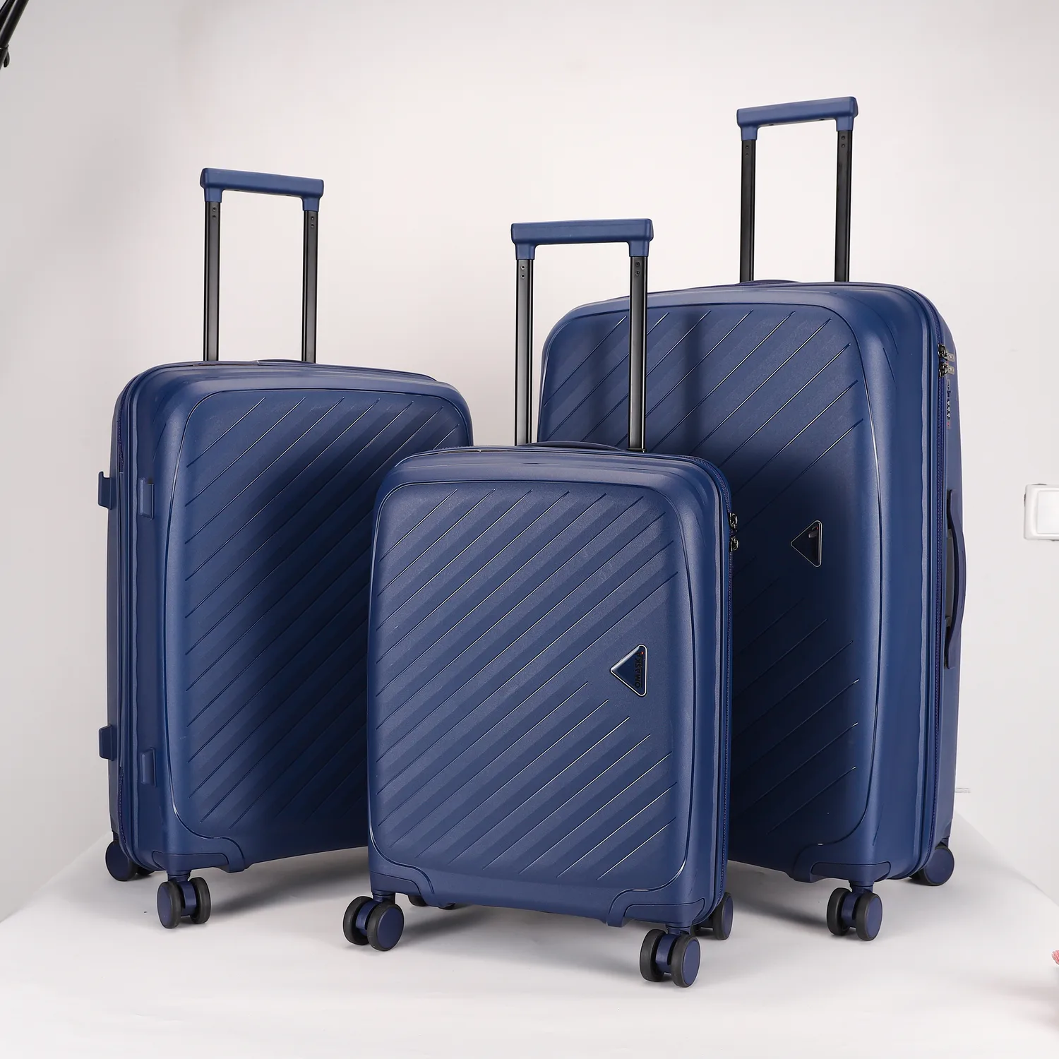Wave-Texture PP Set — Deep Blue & Khaki — TSXPP0815
