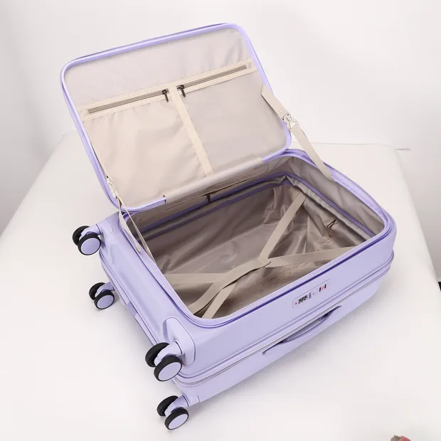 Front-Opening PP Luggage Set with TSA Lock — view 3 (TSXPP0817-FO)